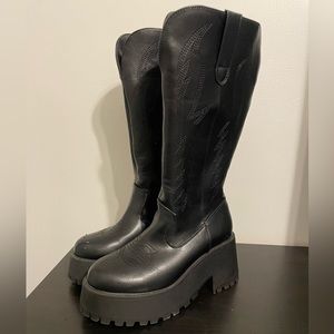 Soda Cowgirl Platform Boots